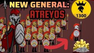 Stick War Legacy Mod Update, New Unit: General Atreyos! Epic Powerful Unit Atreyos Gameplay!