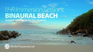 Wailea Secret Beach Binaural Soundscape: Ocean Waves for Mindful Relaxation; Reading, Yoga & Calm