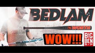 2024 WORTH BEDLAM PHIL MATTE 1 PIECE SIGNATURE SLOWPITCH SOFTBALL BAT!!!