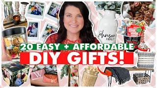 20 thoughtful DIY gift ideas people ACTUALLY want!  (Affordable + Amazing!)