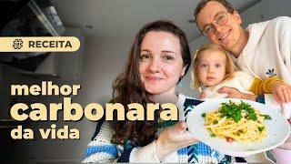 Receita da melhor massa carbonara da vida!