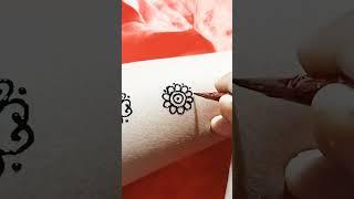 Flower mehandi tattoo design #mehndi #viral #diy #tattoo #youtubeshorts