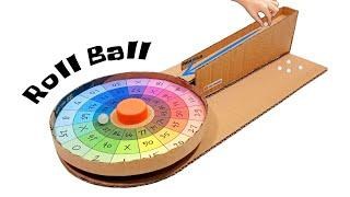 DIY Spin Wheel Roll Ball Game at Home, How To Make a Spinning Wheel, Spin The Wheel