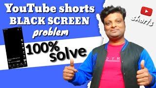 YouTube video Black screen problem solve  YouTube shorts video black screen fix