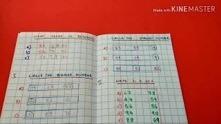 Maths worksheet for ukg/kindergarten