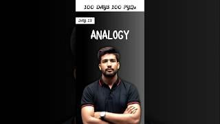 Day 13  | Analogy | Reasoning | 100 Days 100 PYQs | SSC Exams 2025 | CGL/CPO/CHSL/MTS