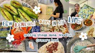 *NEW*FEW random Days in My Life/INDIAN Weekly Grocery Haul/Get Things Done with me,Indian MomUSAVLOG