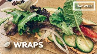 RAW VEGGIE WRAPS | Vegan and Gluten-free