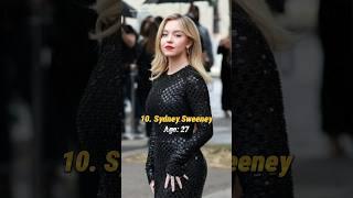 Top 10 World's Most Beautiful Actresses And Their Ages 2024  #shorts #Top10 #BeautifulActresses