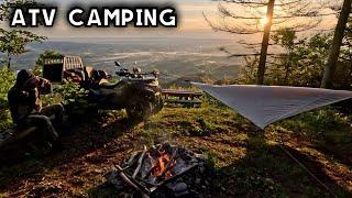 Camping in the Mountains, Traveling with ATV CF MOTO CFORCE 625