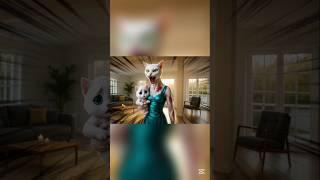 Mother Zombie cat #shorts #cat #ai