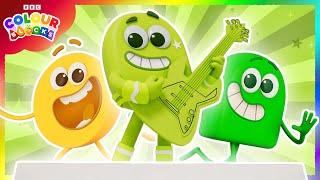 Lime's Sing-along! 🟢 | Karaoke Colour Sing-along for Kids with Colourblocks