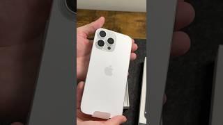 Unboxing iPhone 16 Pro Max in White Titanium 