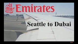 Trip report: Emirates B777-300 economy class Seattle to Dubai full flight. SEA-DXB