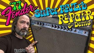 This Amp will DESTROY Most New Guitar Amps...The MOST POWERFUL FENDER SUPER REVERB!