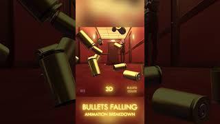 BULLETS FALLING ANIMATION BREAKDOWN #animated #2d #animation