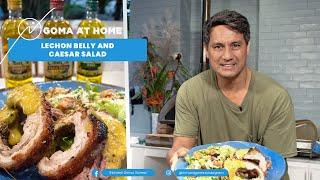 Goma At Home: Lechon Belly with Caesar Salad