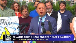 3HMONGTV NEWS | August 20, 2024 - DNR received $12M to install invasive carp deterrent.