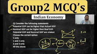 Group2 MCQ | Indian Economy | TGPSC/APPSC |General Queries | Improve G2 scores | Economy by Fazal |