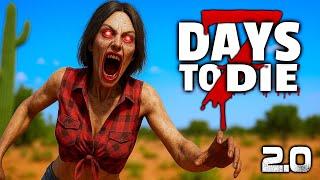 Can A SOLO Noob SURVIVE  7 Days to Die 2.0?!