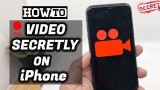 How to SECRETLY Record Videos on your iPhone with Screen OFF ? ( iPhone Hacks )