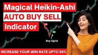 Auto Buy Sell Signal Indicator in Tradingview with Heikin Ashi  | Best Tradingview Indicators