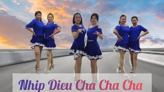 《Nhịp điệu Cha Cha Cha》自编恰恰舞蹈，好听好跳，正面团队演示#舞之梦舞蹈苑 #流行舞蹈#广场舞#CarmenDanceStudio#linedance #squaredance