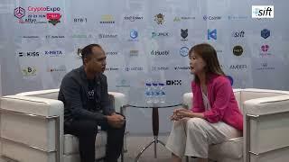 Interview of SIFT at Crypto Expo Dubai 2022.