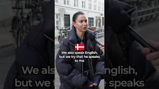 Spanish girl speaks Danish