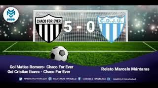 Goles de Matias Romero y Cristian Ibarra - Chaco For Ever. Relato de Marcelo Mántaras