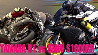 Yamaha R1 vs BMW S1000RR Rennstrecke Vergleich