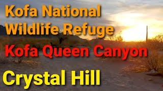 Kofa National Wildlife Refuge Camping Crystal Hill Kofa Queen Canyon Rd