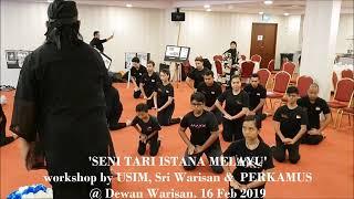 Seni Tari Istana Melayu workshop by USIM, Sri Warisan and PERKAMUS on 16 Feb 2019