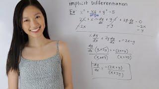 Derivatives - Implicit Differentiation | Math with Janine