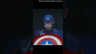 Captain America was spat on the face by someone.   #shorts #marvel #captainamerica