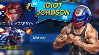 JOHNSON MAKES TIGREAL CRY  | YOU WILL RESPECT JOHNSON AFTER THIS GAME ~ Mobile Legends: Bang Bang