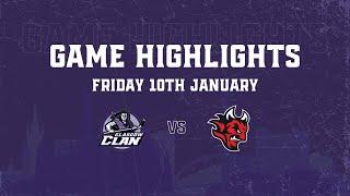 HIGHLIGHTS: 10/01/25 - Glasgow Clan 4 Cardiff Devils 5