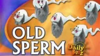 Old Sperm News Blooper (The Daily Buzz)