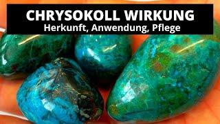 Chrysokoll Wirkung & Anwendung - Heilstein  Kristalle Mineralien