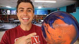 Ebonite Choice Solid Bowling Ball Review | This bowling ball hooks!