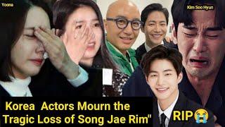 Heartbreaking Tributes: Korea Stars Mourn the Tragic Loss of Song Jae Rim"