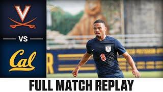 Virginia vs. Cal Full Match Replay | 2024 ACC Men's Soccer