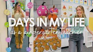 DAYS IN MY LIFE | kindergarten teacher, working out, & pumpkin painting