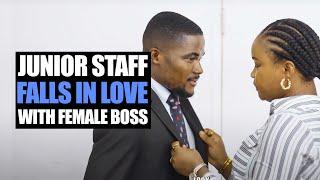 Junior Staff Falls In Love With Female Boss | Moci Studios