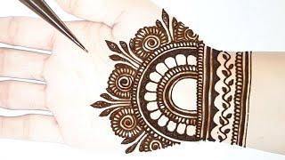 Simple Bridal Mehndi design / mehndi / New mehndi designs / Henna designs / Shab's Creation mehndi