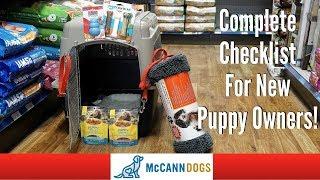 The 9 Things You'll Need For Your New Puppy - Professional Dog Training Tips