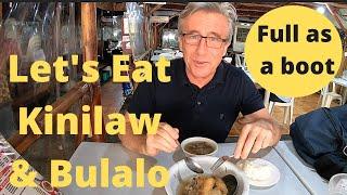 Filipino Food | Kinilaw & Best Bulalo in Manila at Bulalohan.