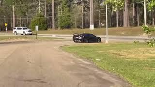 Twin Turbo C8 Corvette buzzing the tower