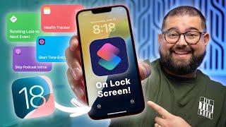 18 Shortcuts for Your iOS 18 Lock Screen