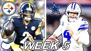 NFL WEEK 5 PREDICTIONS! (2024)